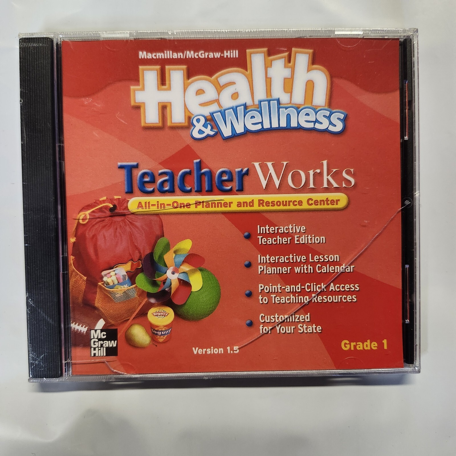 HEALTH & WELLNESS Teacher Works All in One Planner CD-ROM First Grade NEW/SEALED