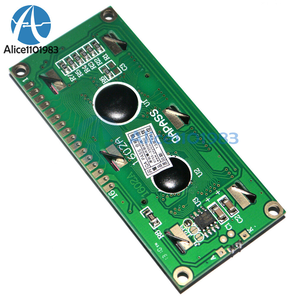 LCD1602 3.3V Blue Backlight 16*2 Lines White Character LCD Module 1602A DIY