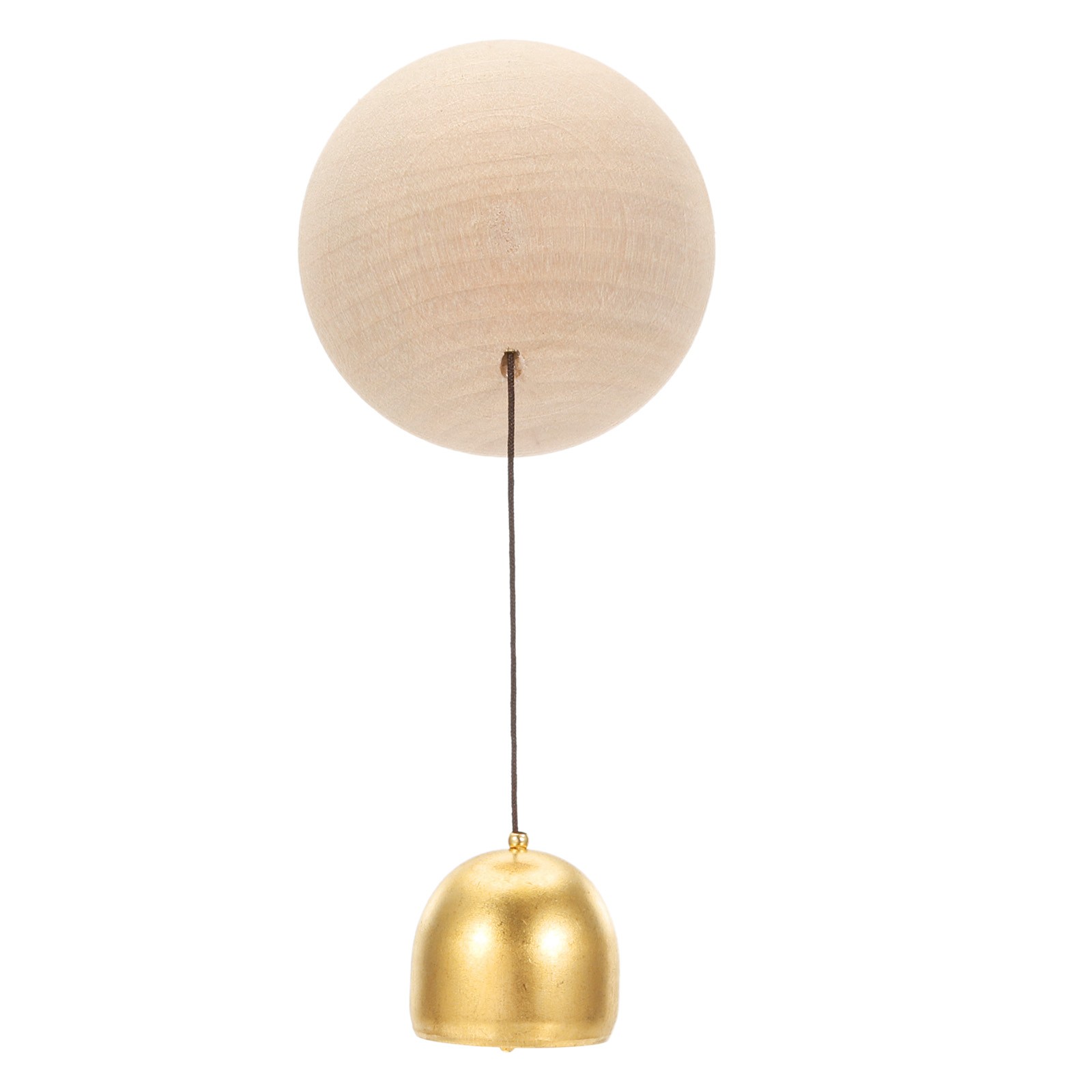 Shopkeepers Bell, Wood Door Chime Hanging Magnetic Door Bell,Ball