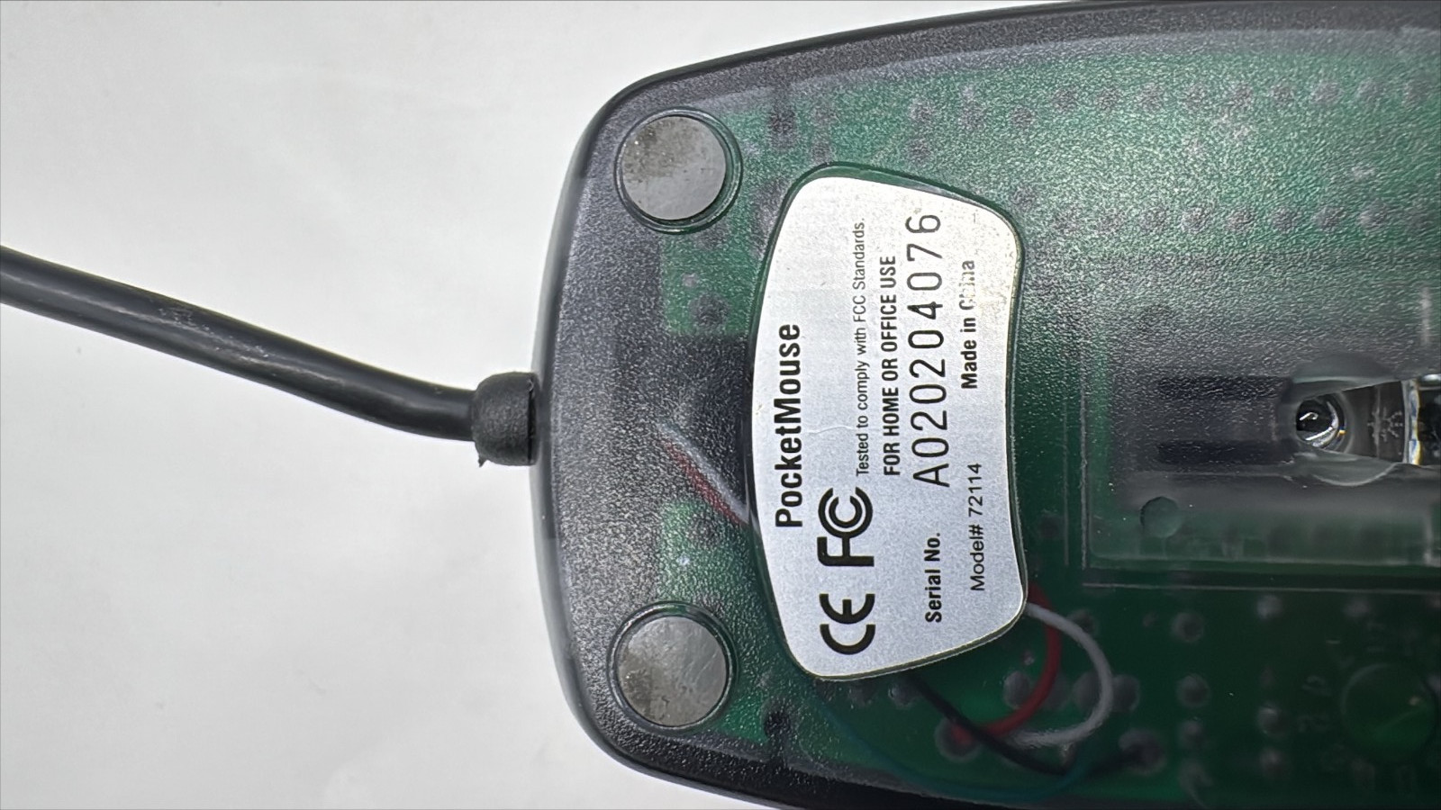 Kensington Mini Wired USB Mouse Ergonomic PocketMouse Portable Design