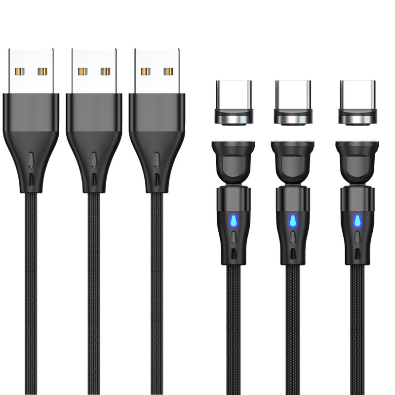 Magnetic USB C Type C Fast Charger Adapter Cable Cord For Android Samsung Google