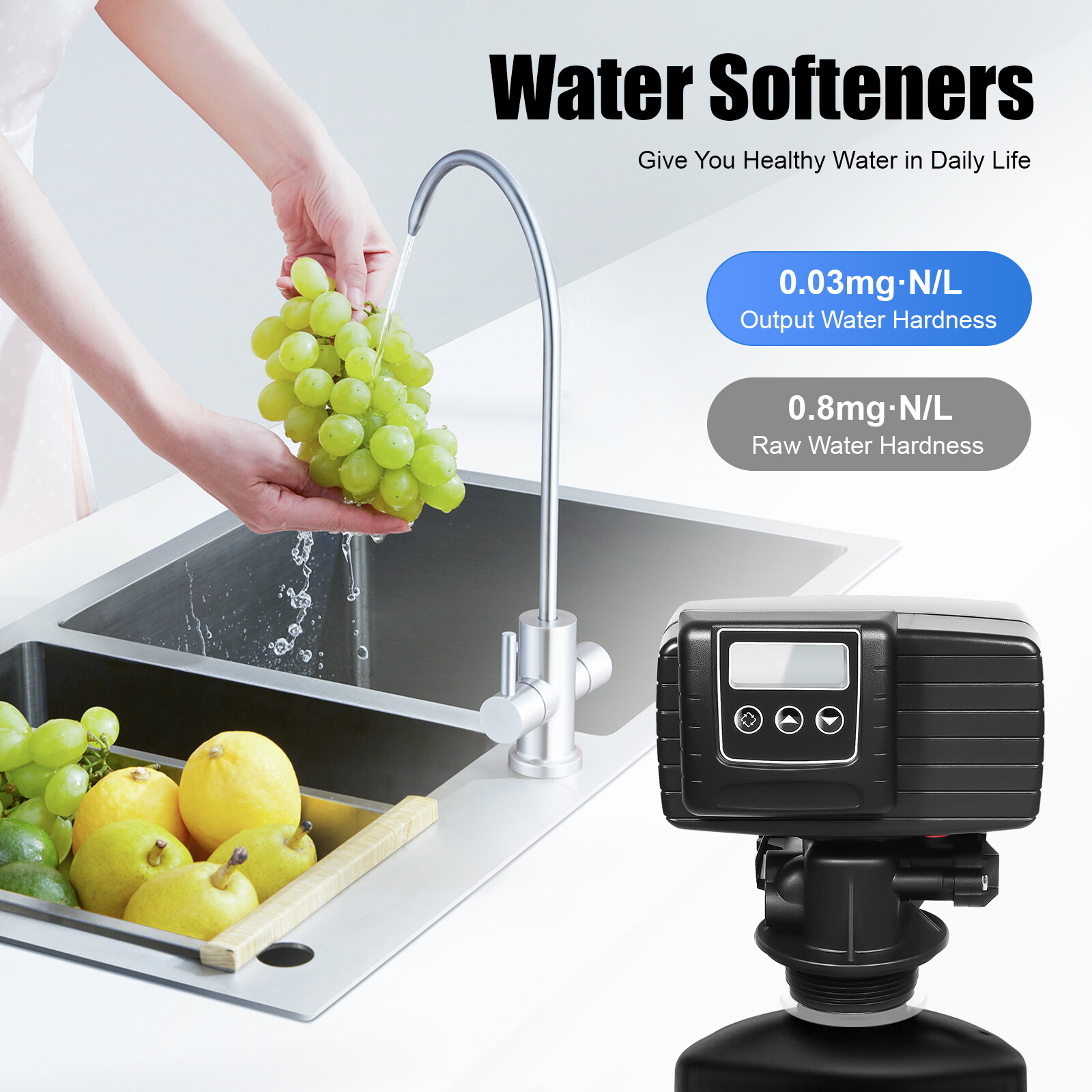 110V Digital Control Valve Water Softener Control Valve Filter Control Head