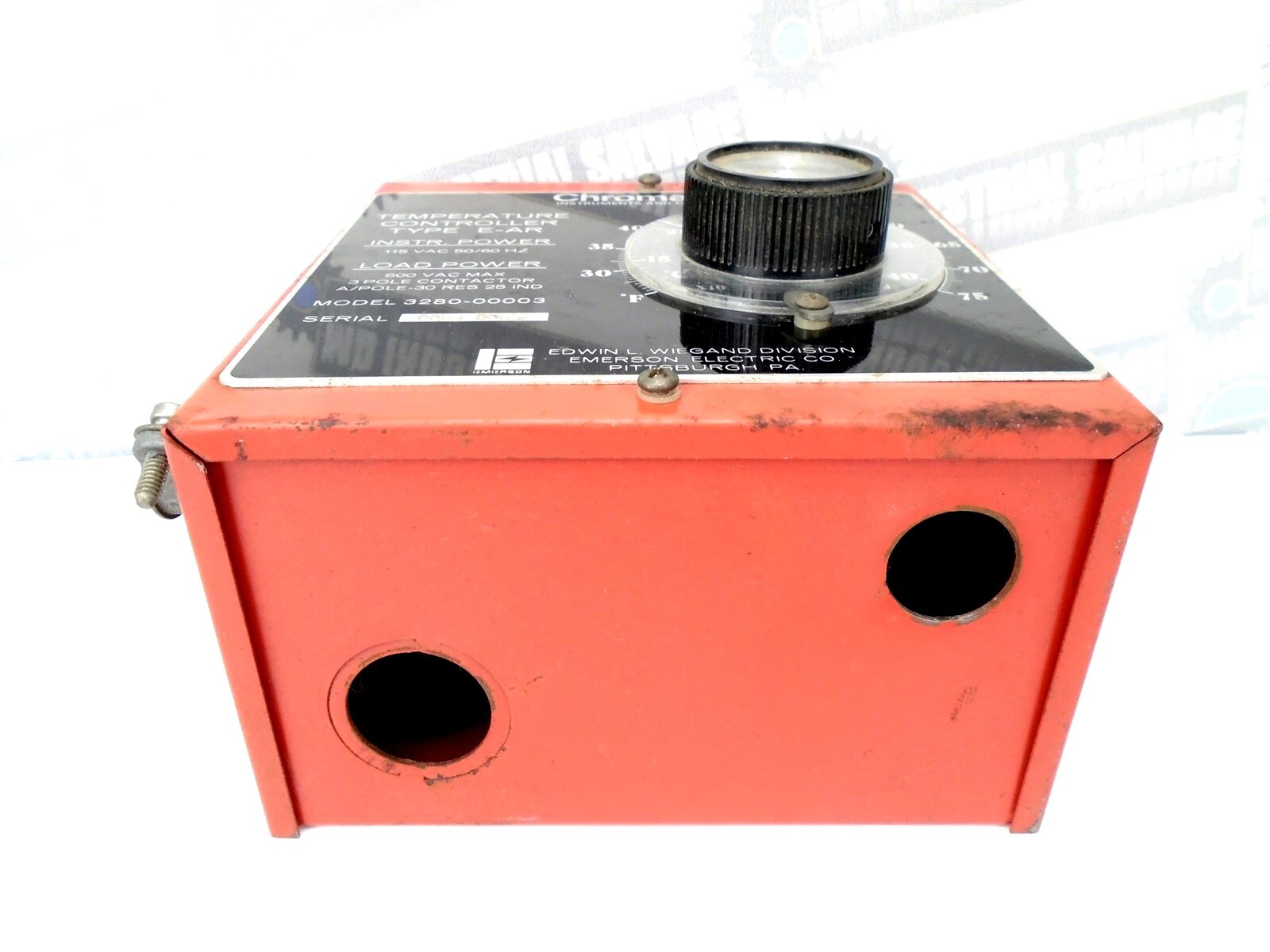 CHROMALOX - 3280-00003 TEMPERATRURE CONTROLLER - Type E-AR 600V Load 115V Instr