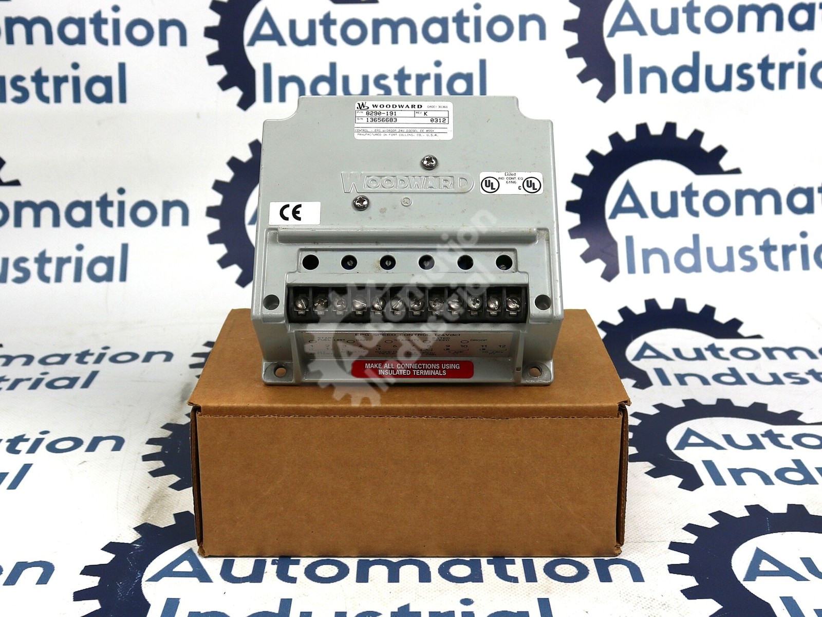 8290-191 By Woodward EPG Speed Control Module