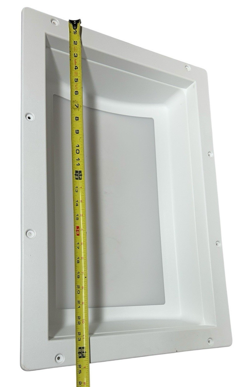 Rv Camper Travel Trailer Motorhome 25"x17" White Inside Interior Dome Skylight