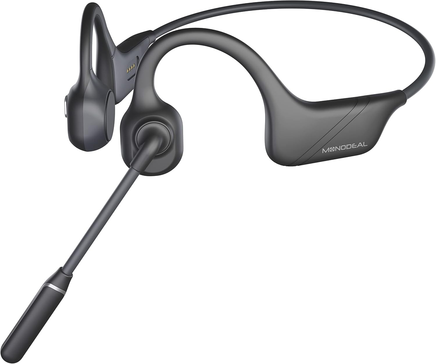 Bone Conduction Headphones with Mic, Bluetooth 5.3 Open Ear Headphones with N...