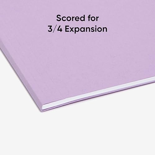 Smead Standard Hanging File Folders, 25 Count, Assorted Colors , Sizes