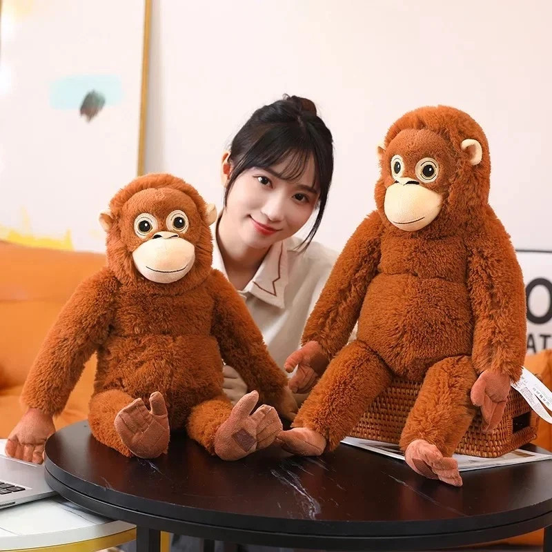 Punch Orangutan Djungeskog Brown Ikea Plush 26in Punch Monkey Plush
