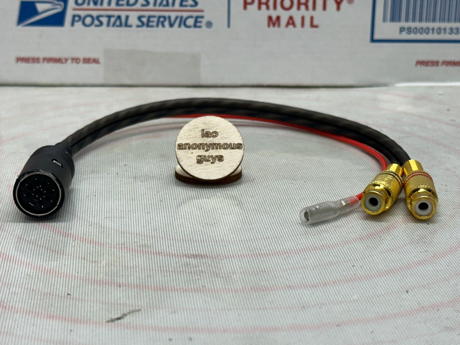 DIN-RCA (Phono) Cables For Technics Head Unit CQ-DP5EU Vintage Old School