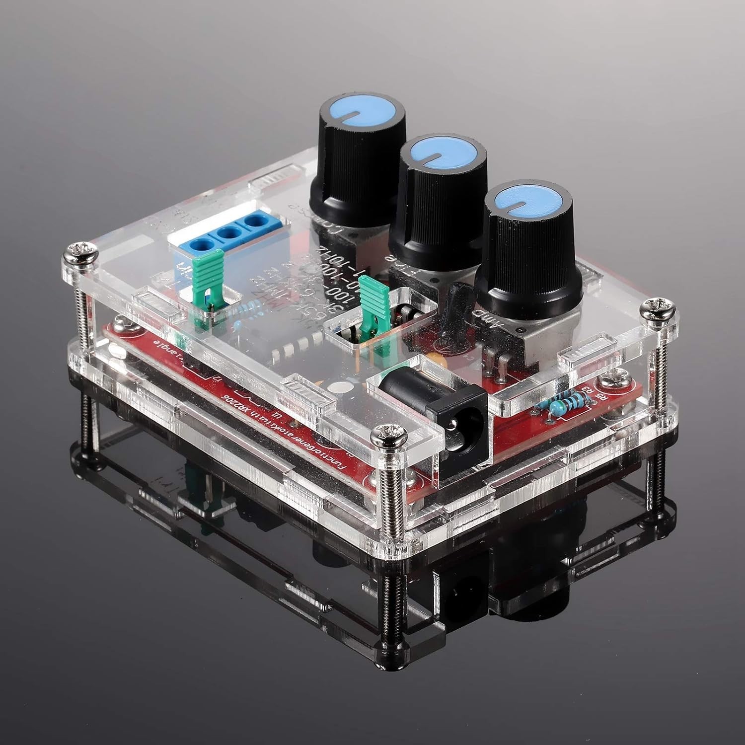 Compact DIY Signal Generator Kit - XR2206 Module with Low Distortion Performance