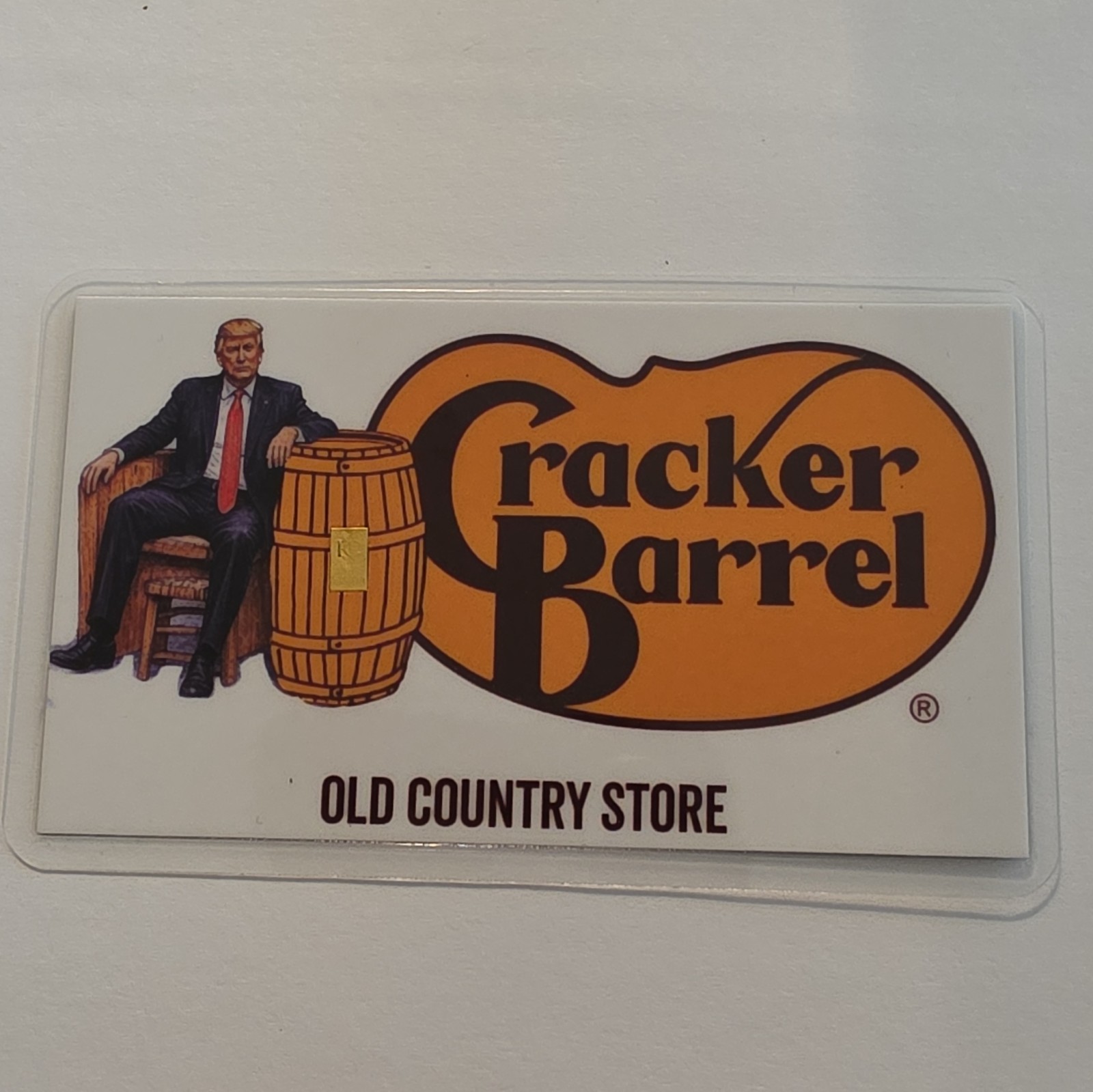Patriot Coin 1/4 Grain Gold Bar TRUMP Cracker Barrel