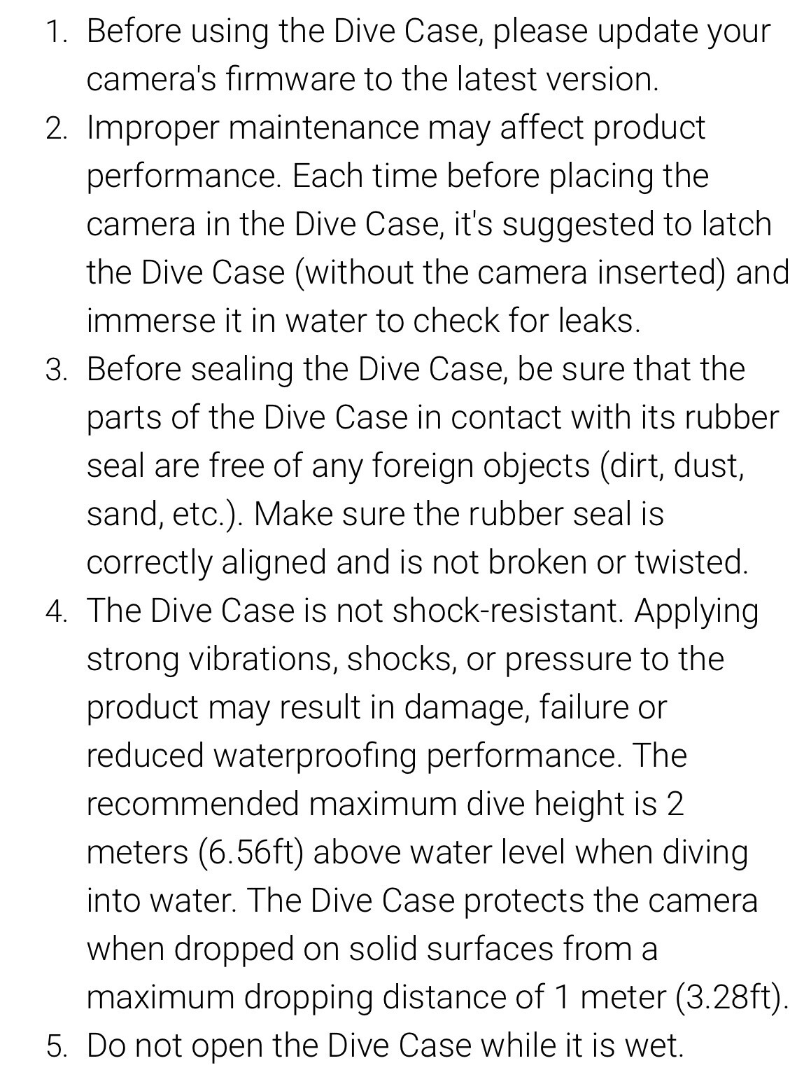 Original Insta360 Ace Pro Dive Case – Waterproof