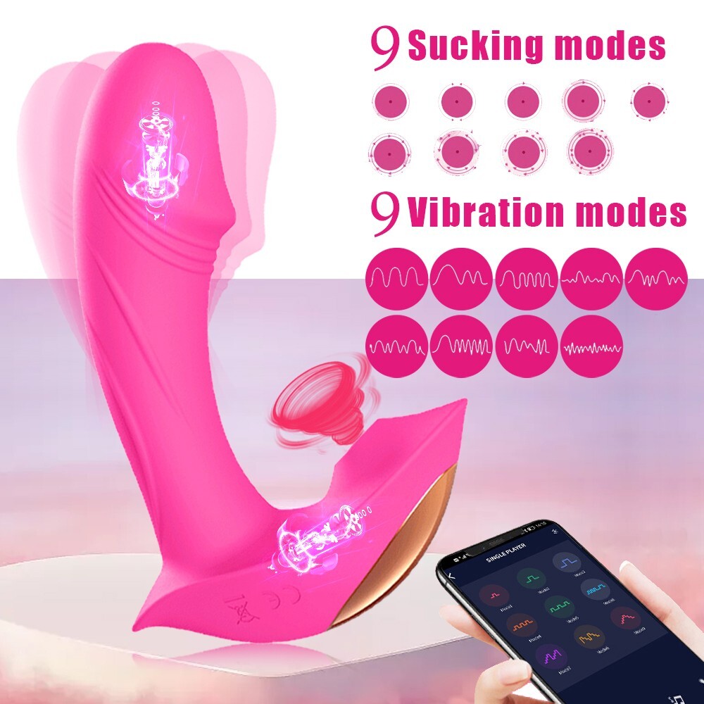 Long-Distance Bluetooth Control Panty Wearable Vibrator G-Spot Massager Sex Toy