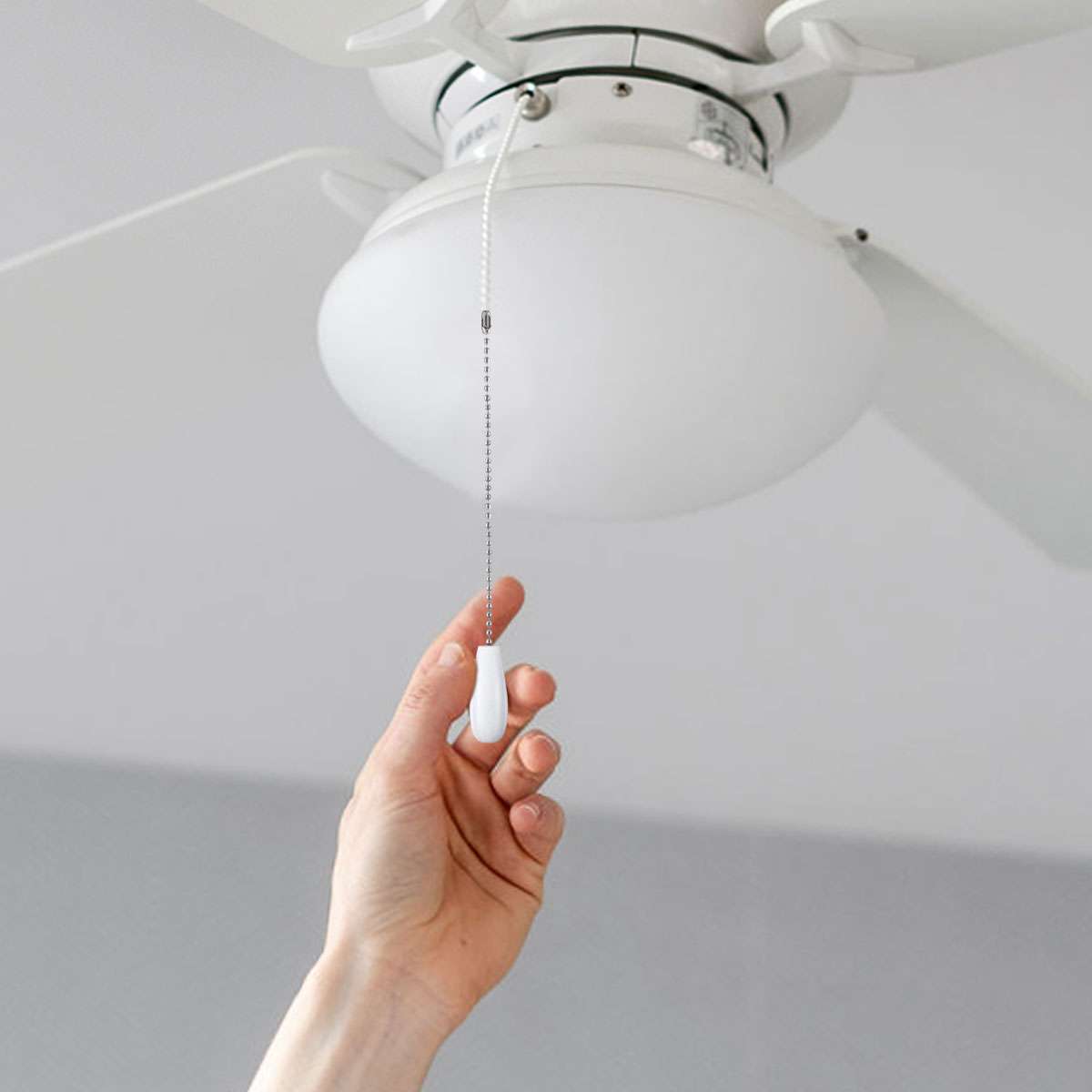 1/2/4Pcs Ceiling Fan Chain Pulls Wooden Pull Chain Extension Pull Chain for Ceil