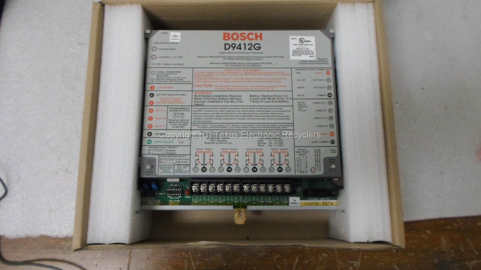 Bosch D9412G Digital Alarm Communicator Transmitter