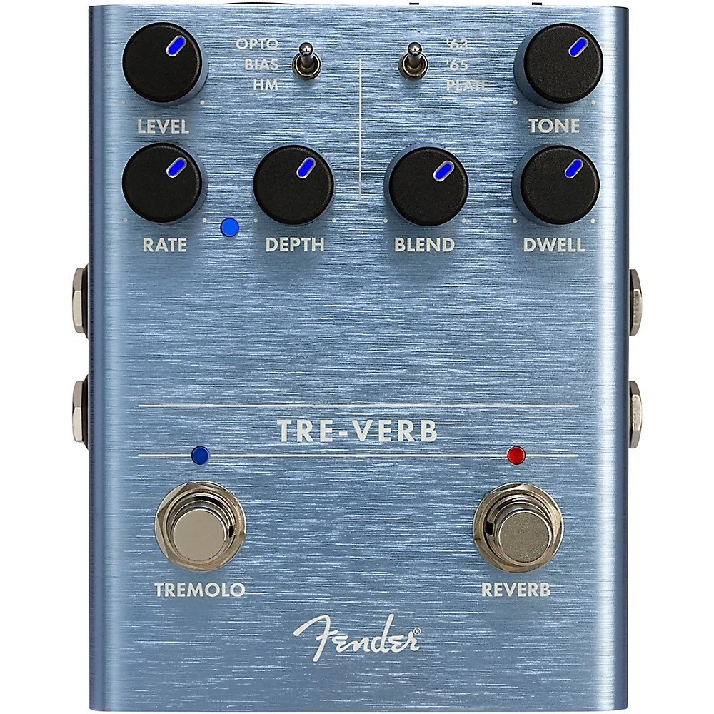 Fender TreVerb Digital Tremolo and Reverb Effects Pedal
