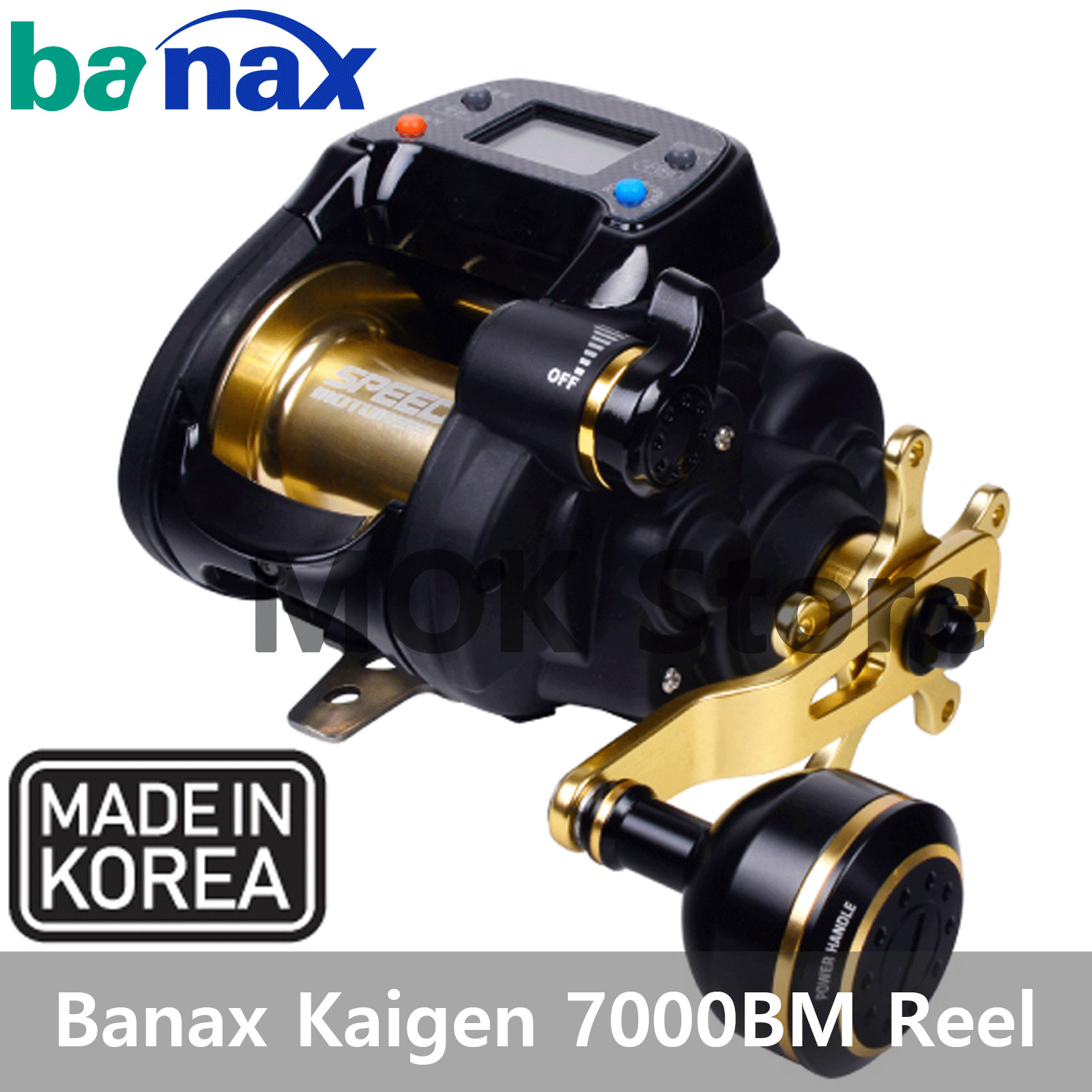 Banax Kaigen 7000BM Electric Reel Big Game Jigging Fishing Dial Reels 132lbDrag=