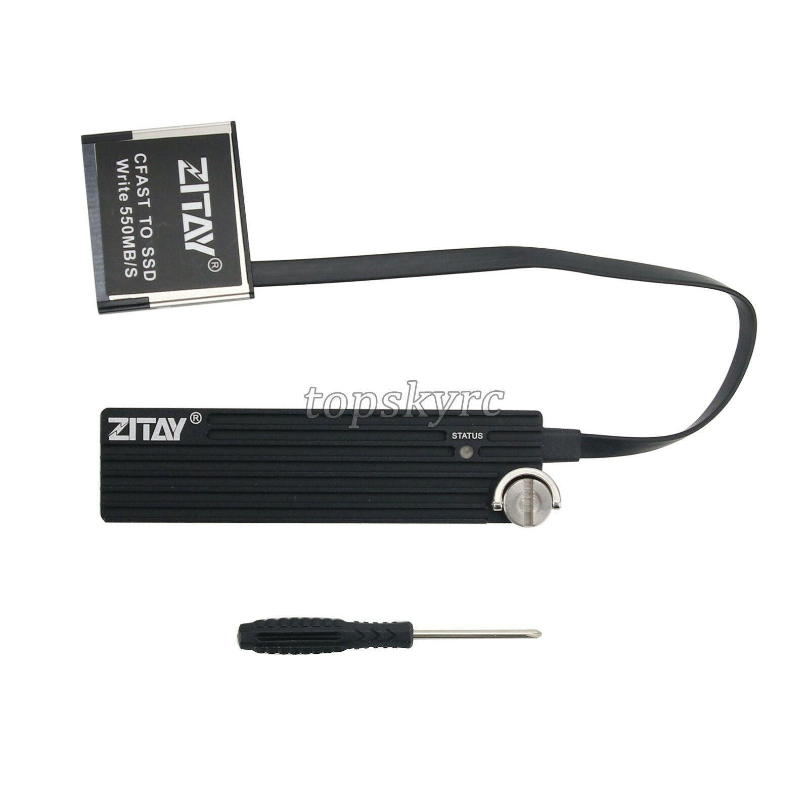ZITAY CFAST TO SSD Converter MSATA M2 For BMPCC 4K 6K ZCAM E2 Memory Card tps