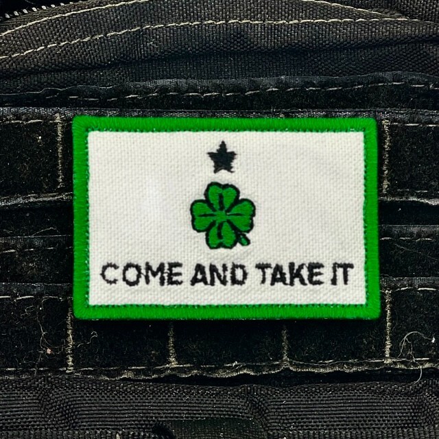 St. Patrick's Day Tactical Patch, Irish Come And take It Morale patch.