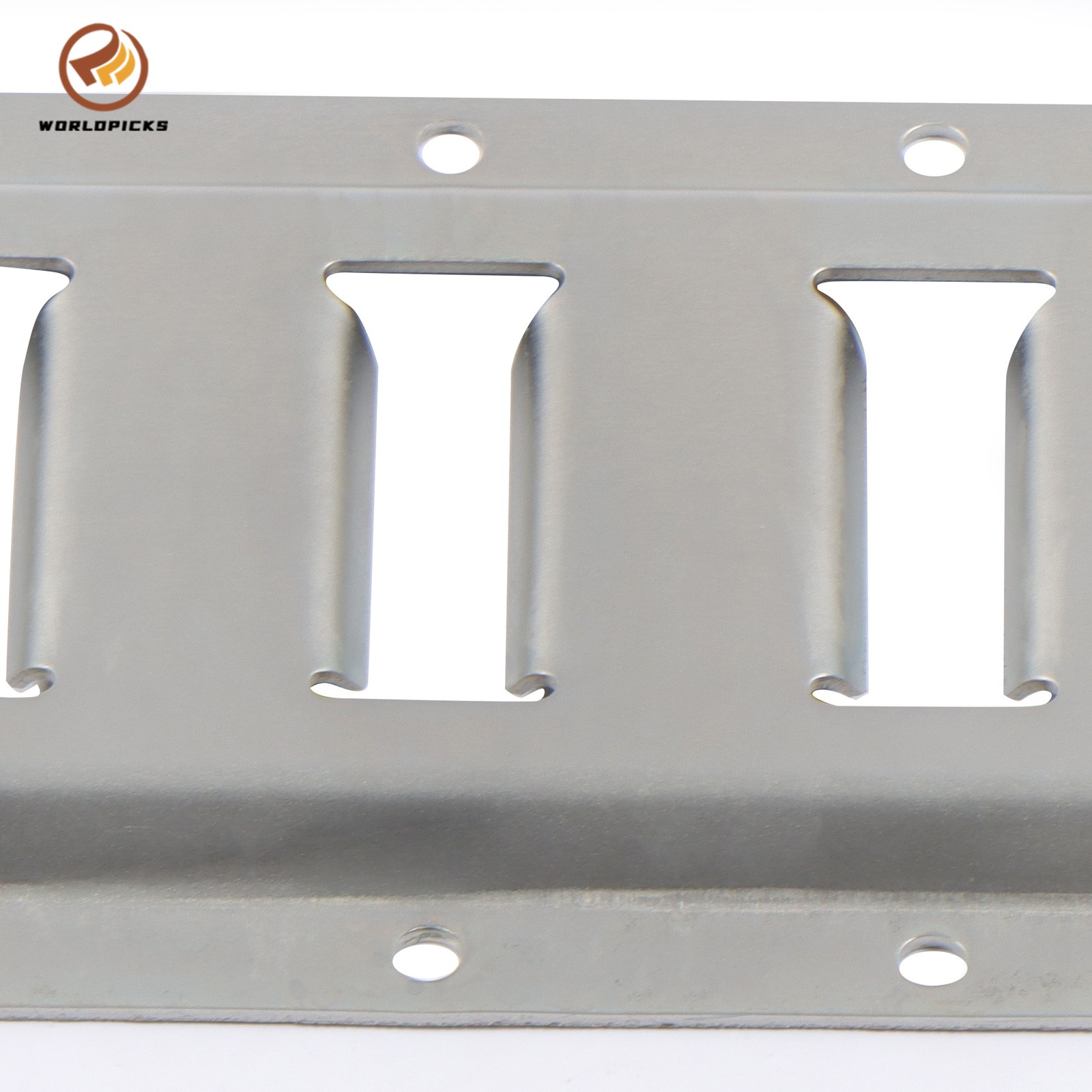 5' E Track Tie Down Rail 6 Pieces, Silver Galvanized, Universal Cargo Rail