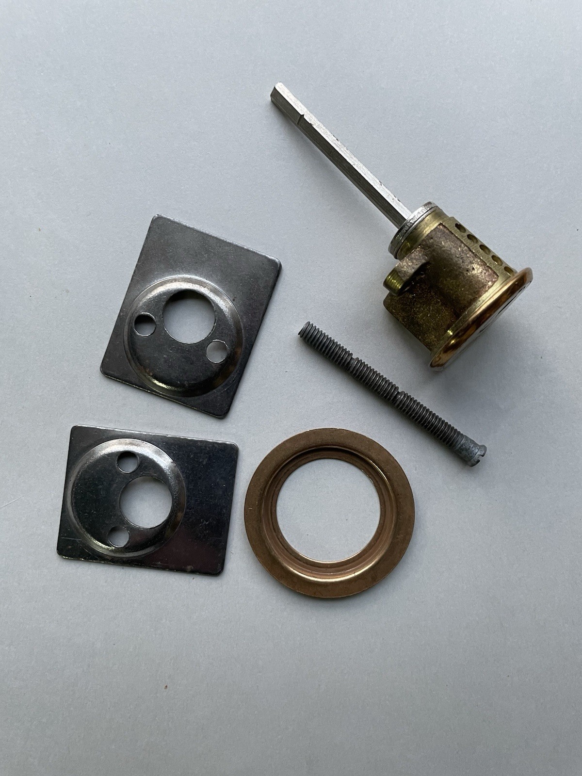 Rim Cylinder Lock Parts ~ Surface Mounted Deadbolt Parts