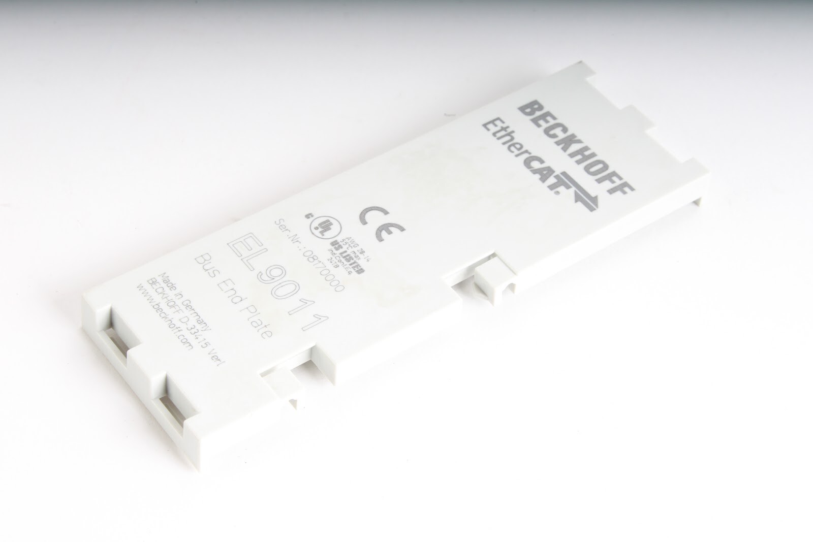 Beckhoff EL9011 EtherCAT Bus End Plate