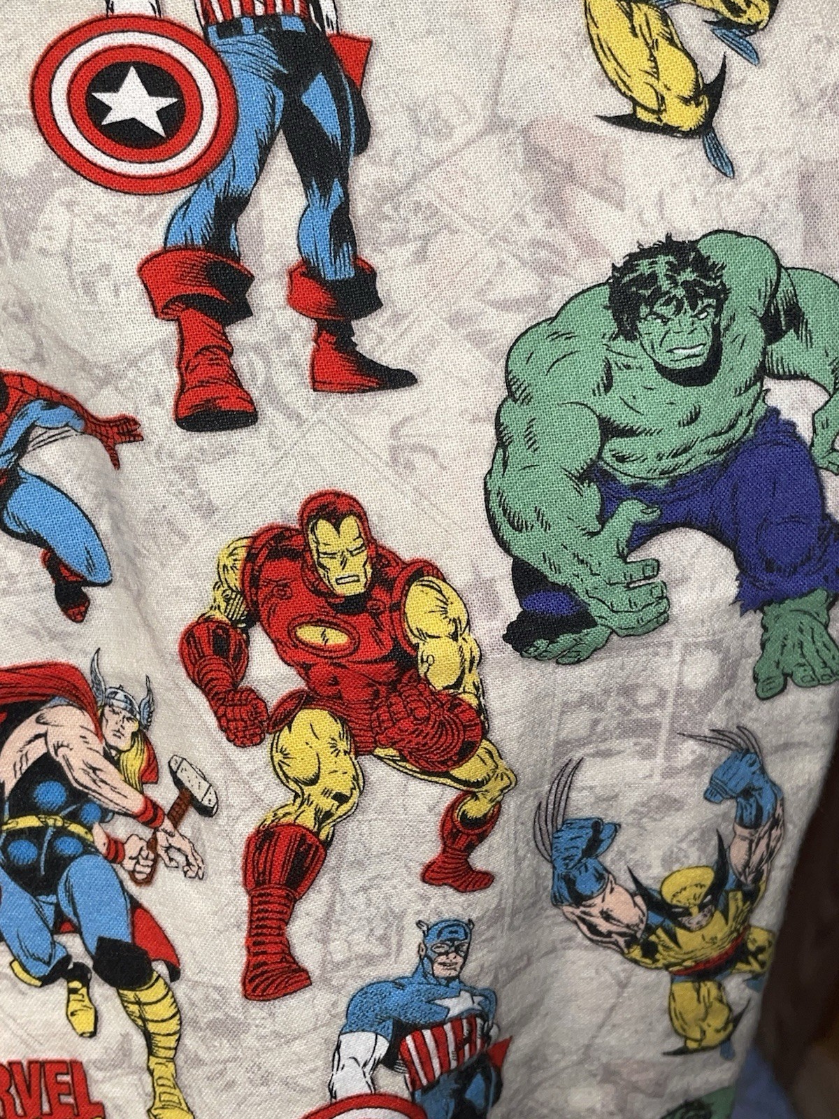 Standard Size Handmade Pillowcase Marvel Superheroes Comics Thor Hulk Wolverine