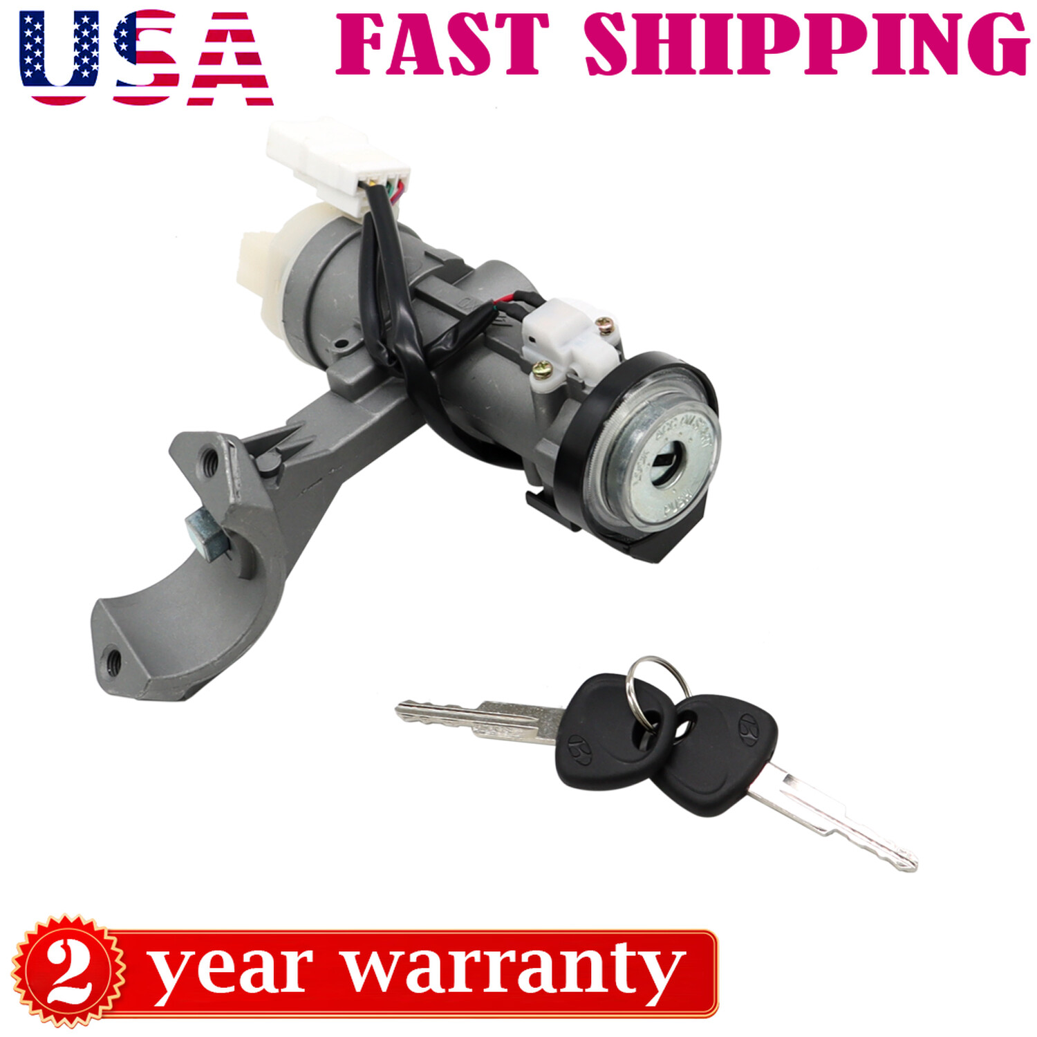 New Ignition Lock Cylinder Switch Assembly w/ key For 2004-2009 Kia Spectra 2.0L