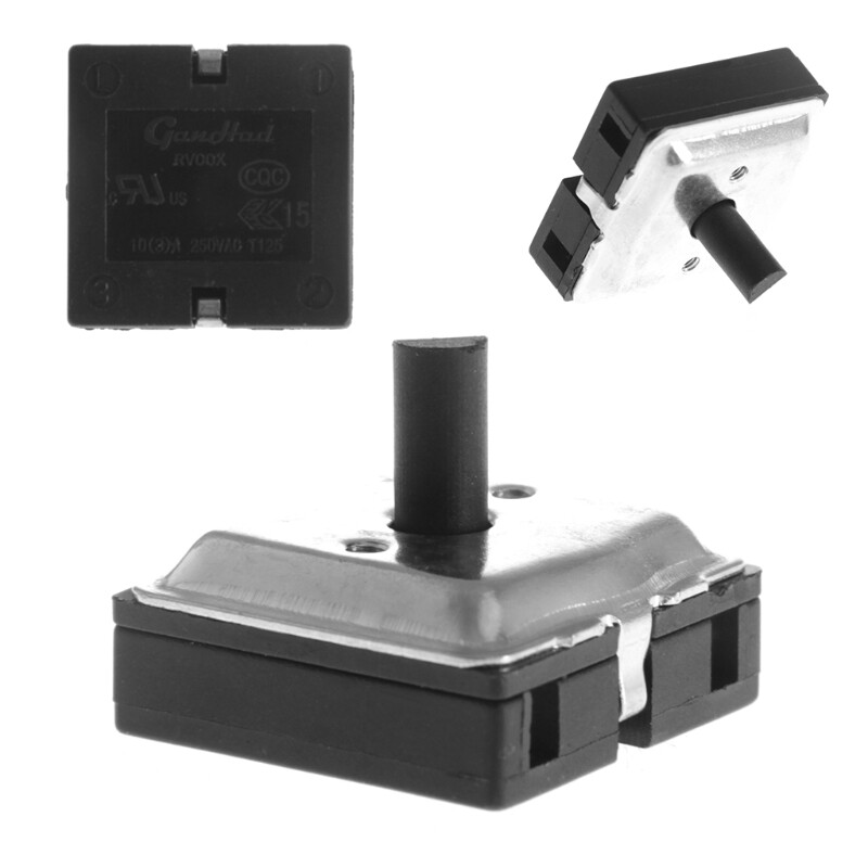 4 Position Rotary Switch OFF/Low/Medium/High For Fan Heater 1pc