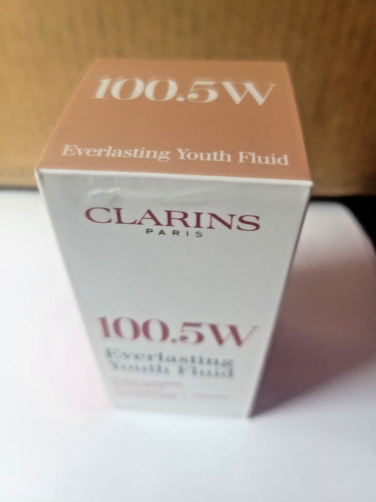 Clarins Everlasting Youth Fluid Foundation 100.5W 1oz / 30ml NIB