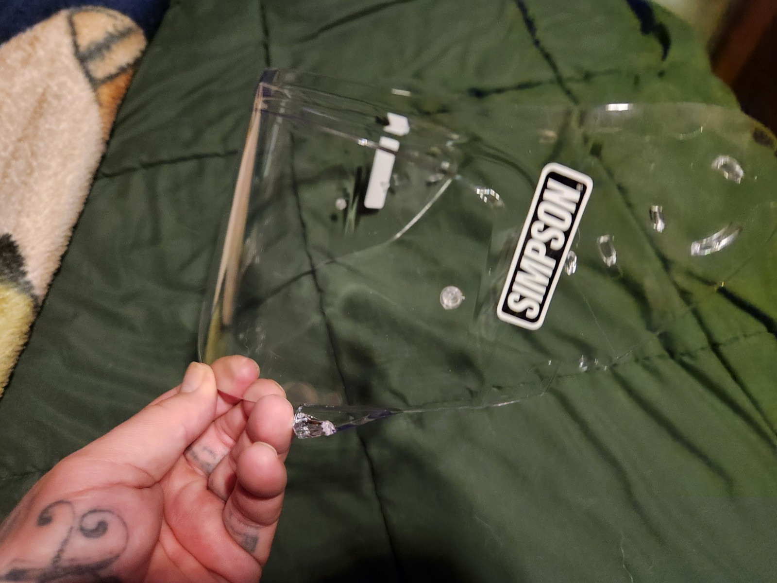 Simpson CLEAR Face Shield Ghost / Speed