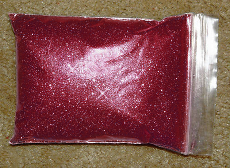 CANDY RED METAL FLAKE 120g - 4oz FLAKES CUSTOM PAINT METALFLAKE 0.008"