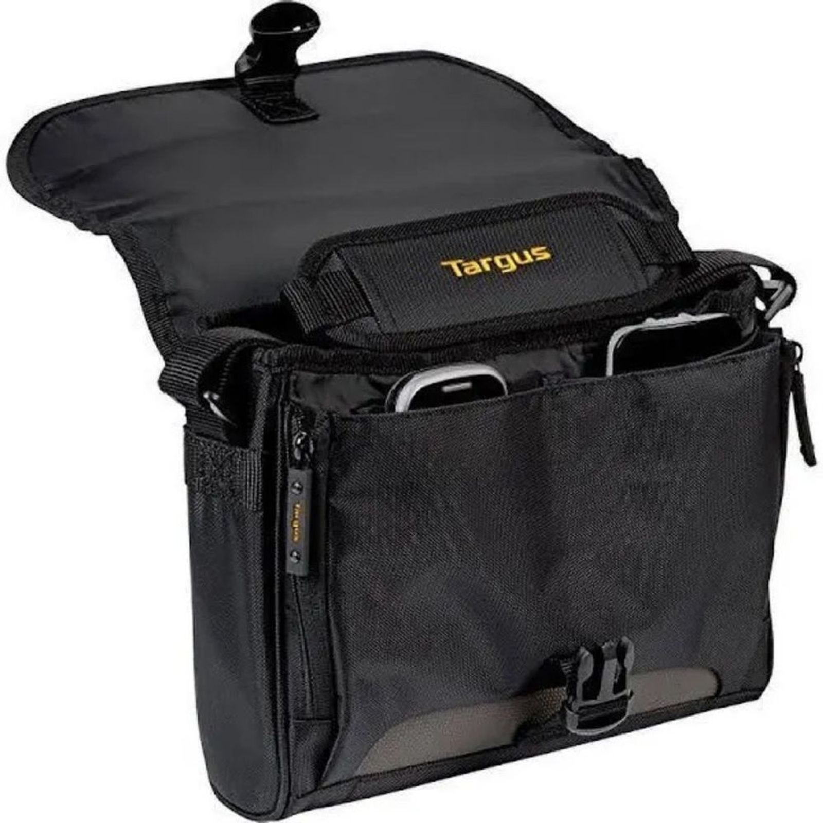 TARGUS CityGear Tablet Messenger Shoulder Bag Black Nylon Travel Utility Durable