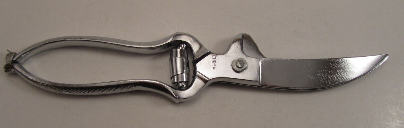 Vintage Eagle Head Poultry Scissors Shears Meat Bone Cutters 10.5" Locking