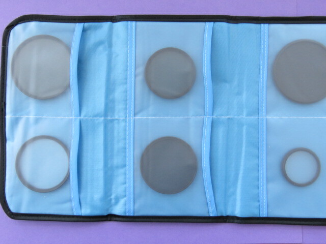 6 Pockets Filter Lens Case Bag Holder Pouch for UV CPL Hoya Filter