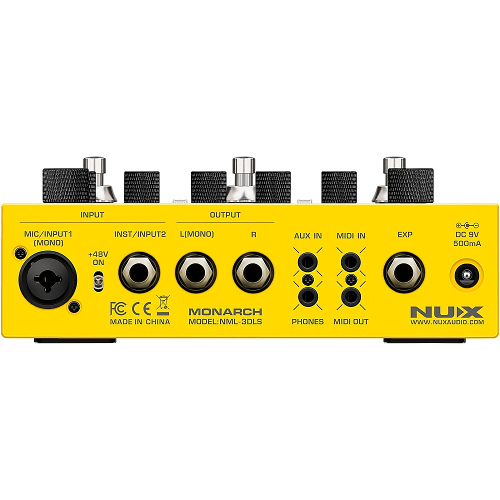 NUX Dual Loop Stereo Pedal - Yellow
