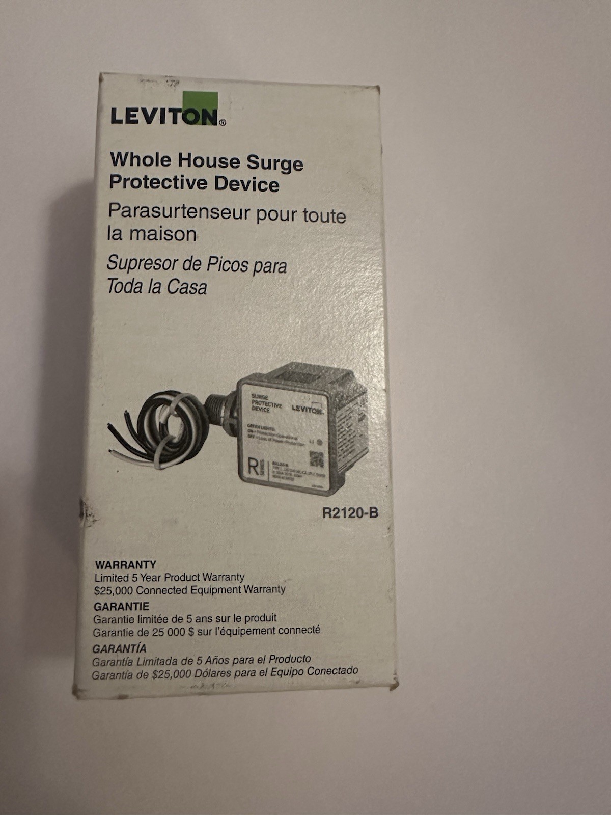 Leviton Whole House Surge Protective Device R2120-B