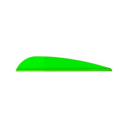 AAE Elite Plastifletch 23 Brite Green 100 bag