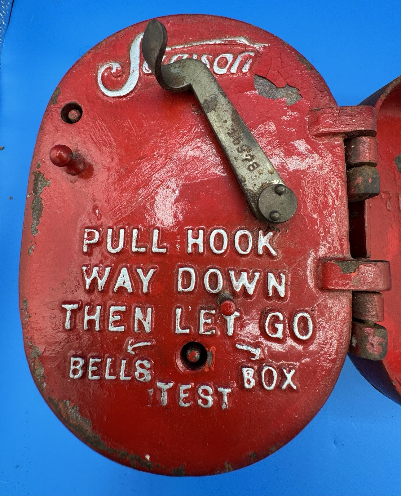 Samson Coded Fire Alarm Pull Station Box By SH Couch Co. WORKS!!!!