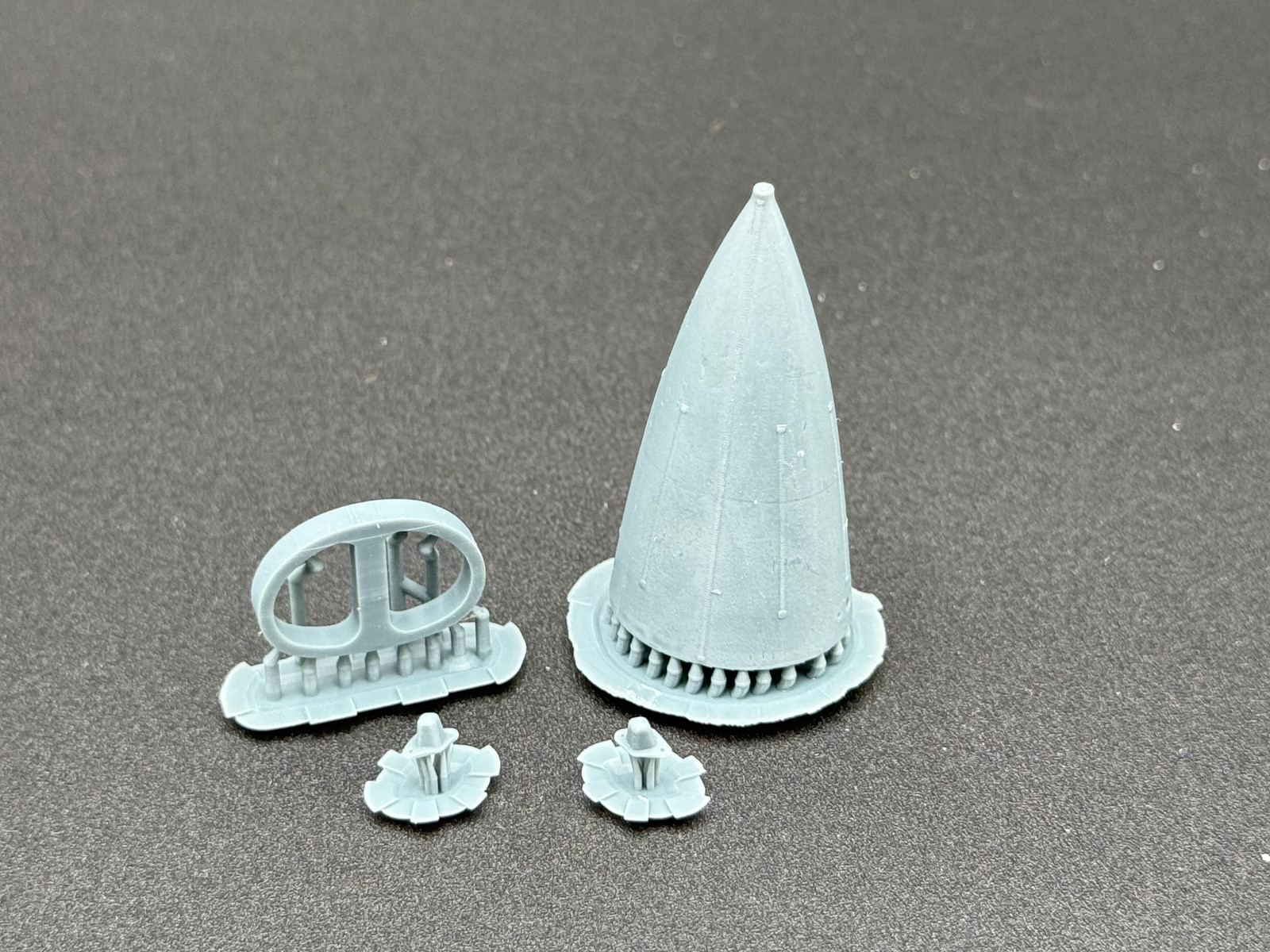 Phase Hangar 1/48 48260 F-16 One Piece radome w/ AOA covers (Kinetic Gold kits)