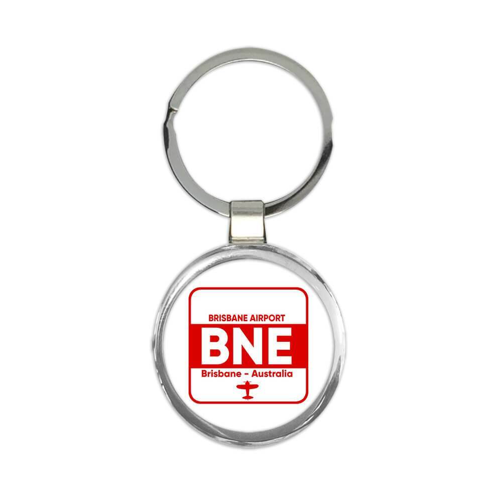 Australia Brisbane Airport Brisbane BNE : Keychain Gift Travel Airline Pilot