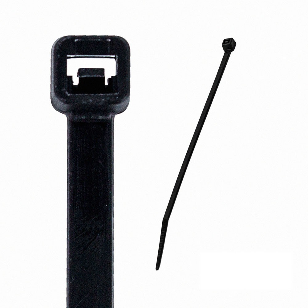 12 Inch Nylon UV Resistant Cable Wire Zip Tie 50 lbs Black 200 Pack Lot Pcs Qty