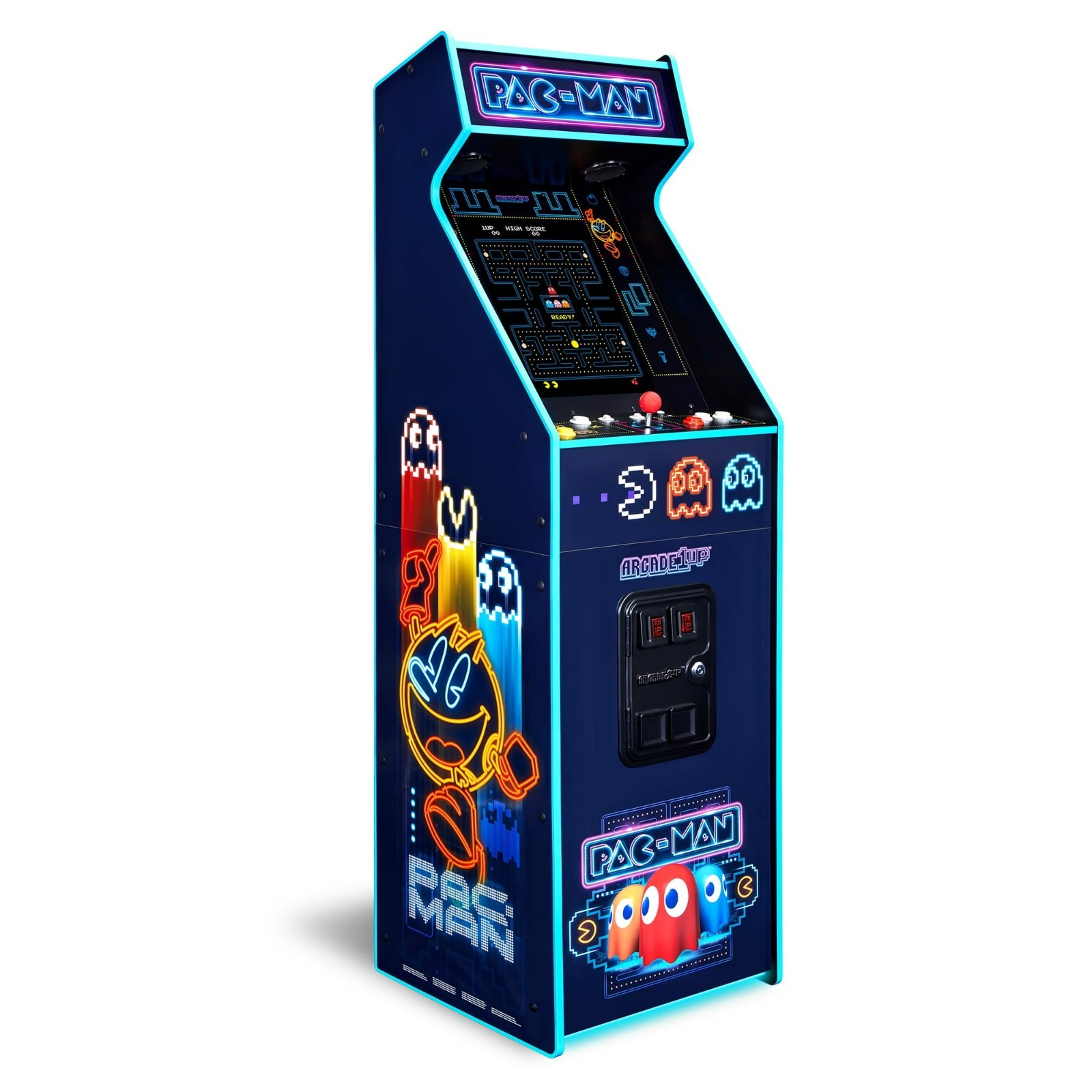 Arcade1Up PAC-MAN Deluxe Arcade Machine – 4 Foot Cabinet 14 Bandai Namco Games™