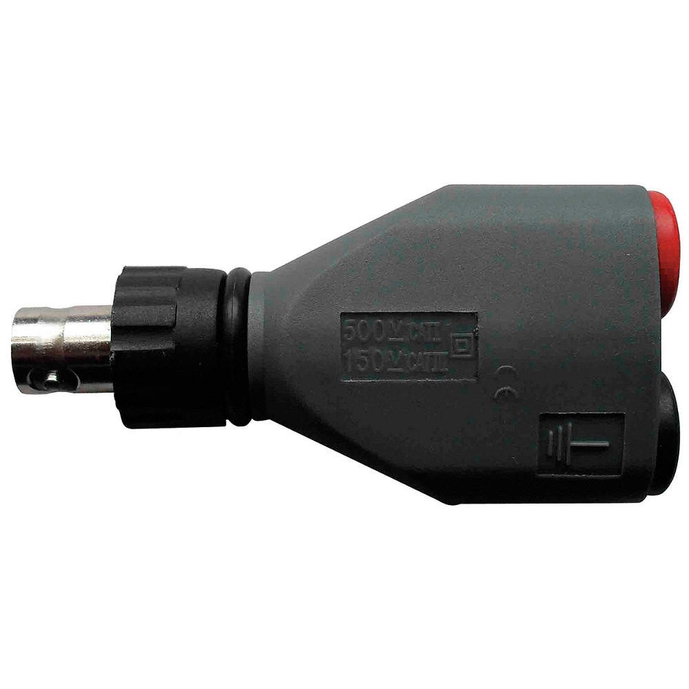 GRAINGER APPROVED 5TXC6 BNC Adapter, BNC Female To Banana Jacks 5TXC6