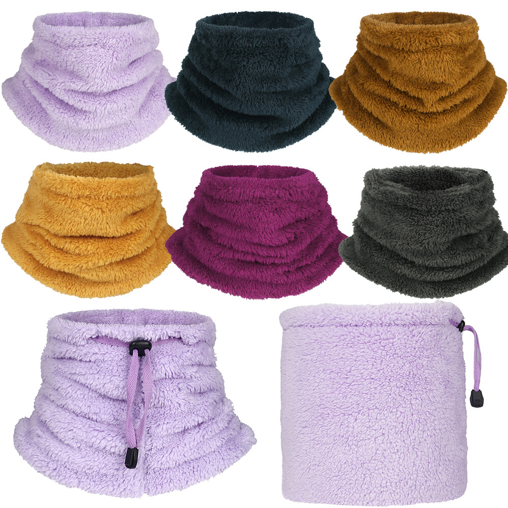 Neck Warm Gaiter Winter Fleece Ski Mask Neck Tube Scarf Cold Weather Face Cover