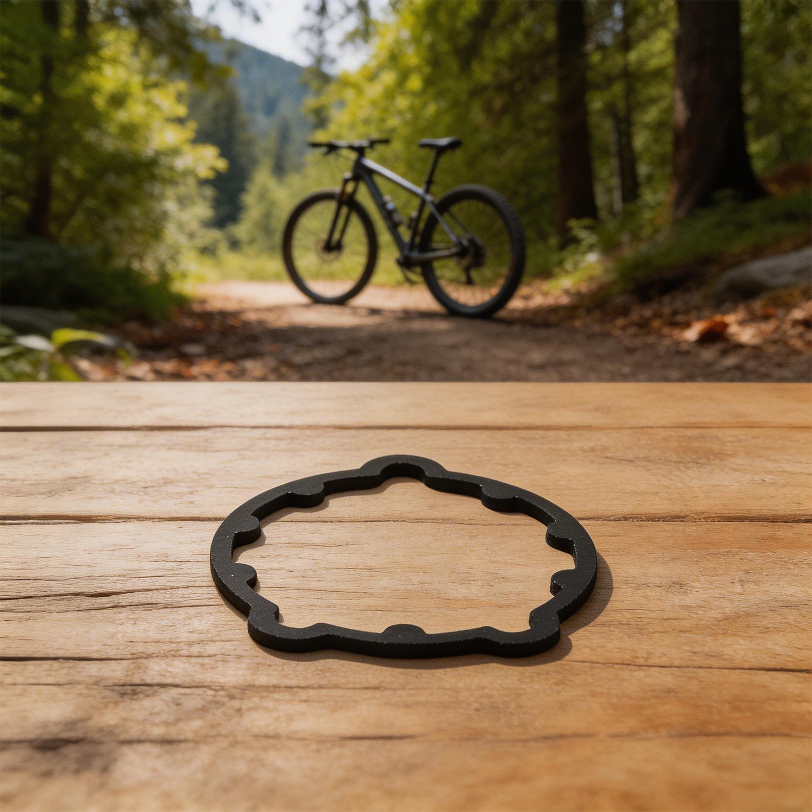 Aluminum Shim Chainring Offset Easy Installation Process Precision-Machined