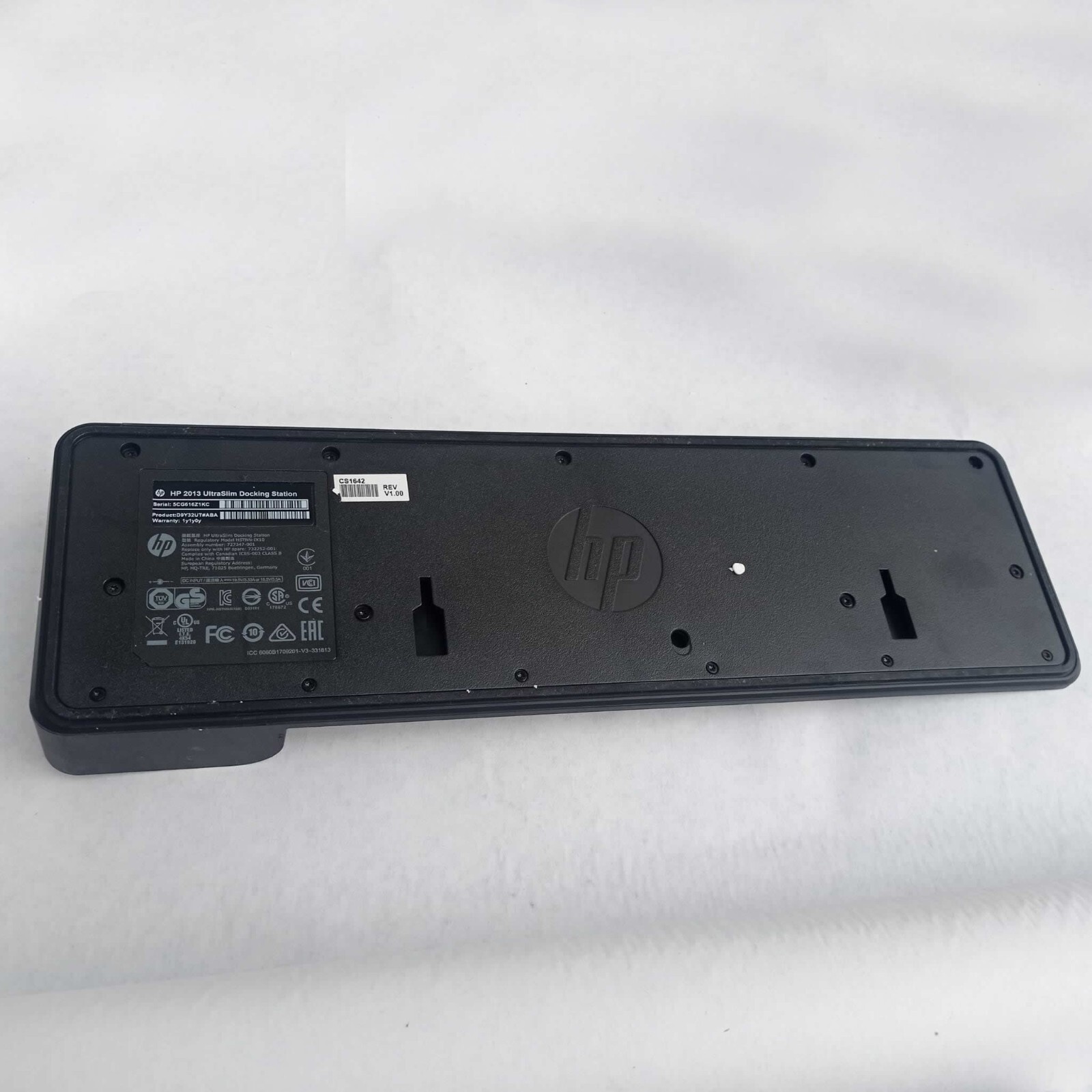 Lot of 7 HP 2013 UltraSlim Docking Station HSTNN-IX10 with AC Adapter 5CG616Z1KC