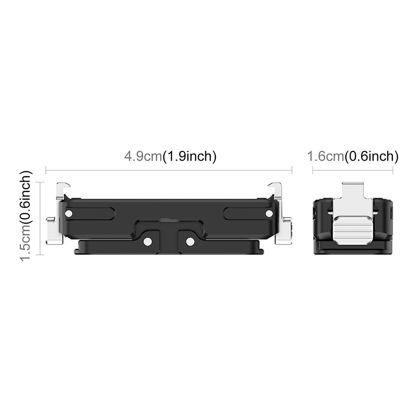Action Cameras Mount Magnetic Quick-Release Mount for Insta360 GO Ultra
