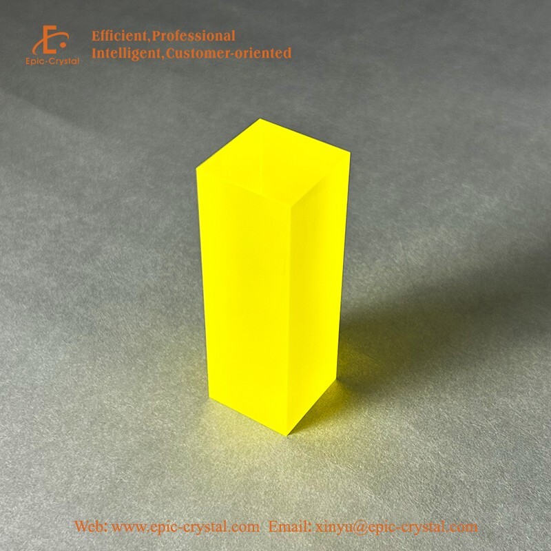 GAGG all side polished 3x3x30mm scintillator