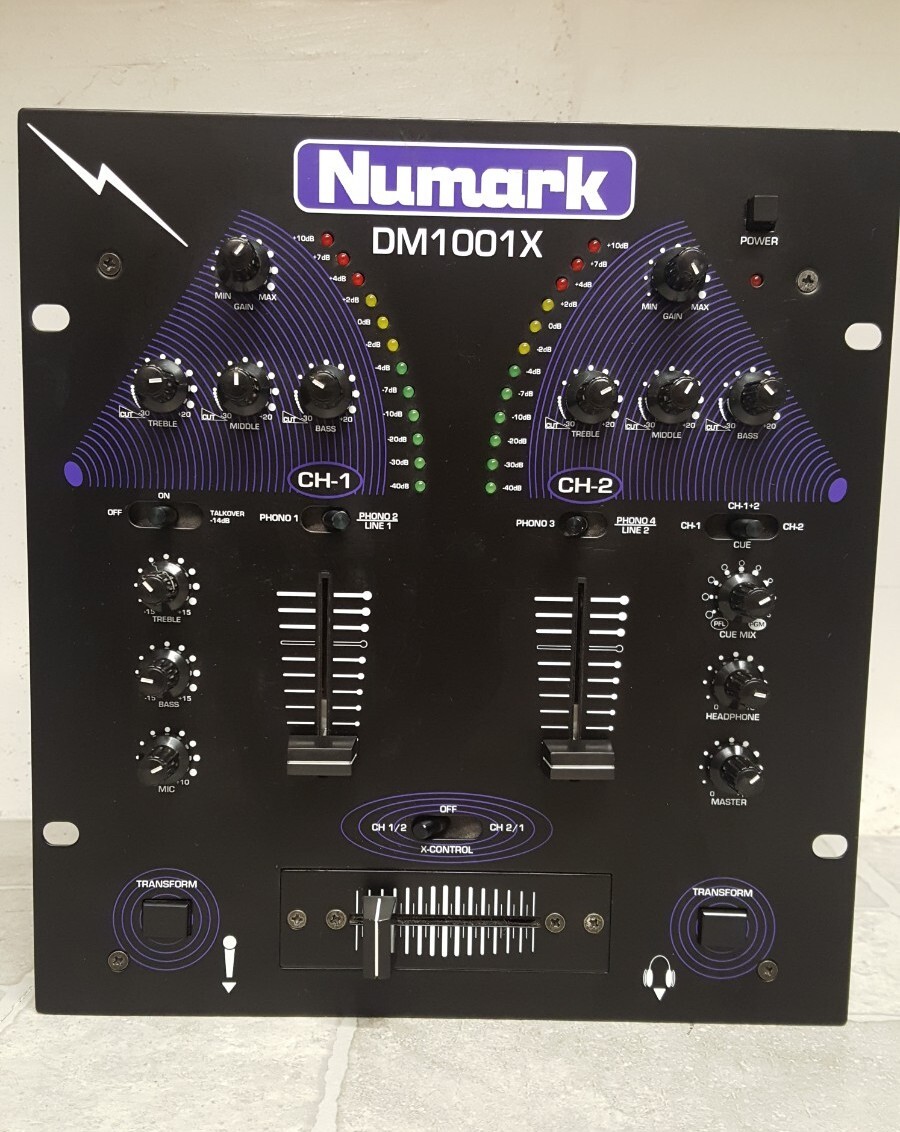 Numark DJ Mixer DM1001X | No Power Supply